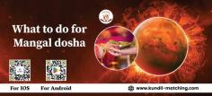 There is no doubt that the Mangal dosha can cause issues related to marriage matters, but how to check, if you are really Manglik. There are calculators/ other free tools available to check Mangal dosha,But if you know actual facts about Mangal Dosha and what to do, even if you are Manglik,the problem of 75% of people will be resolved. 

https://kundli-matching.com/blogs/what-to-do-for-mangal-dosha/ 

