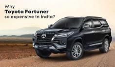 The Toyota Fortuner is expensive in India primarily due to high import taxes on fully built vehicles (CBU), which compel Toyota to assemble it locally. Additionally, its popularity and robust design contribute to its premium pricing, positioning it in the competitive SUV market where demand remains consistently high despite the cost.

https://www.carlelo.com/blog/why-toyota-fortuner-is-expensive