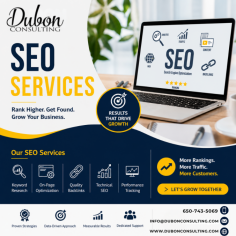Grow your business with professional SEO Services designed to improve search engine rankings, increase organic traffic, and attract qualified customers. Comprehensive SEO solutions include keyword research, on-page optimization, technical SEO, local SEO, content creation, link building, and ongoing performance monitoring. By implementing data-driven strategies and industry best practices, experienced SEO professionals help enhance your website's visibility, improve user experience, and generate long-term results. Choose trusted SEO services to strengthen your online presence, increase leads, and achieve sustainable business growth.