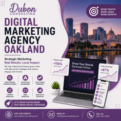 Grow your business with Dubon Consulting, a trusted Digital Marketing Agency in Oakland dedicated to helping businesses increase online visibility, generate quality leads, and maximize ROI. Our expert team provides SEO, Google Ads management, social media marketing, content marketing, website design, and local SEO strategies tailored to your business goals. Whether you're a startup or an established company, we create data-driven marketing campaigns that deliver measurable results. Let us help you attract more customers and grow your brand online.